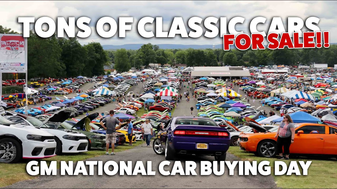TONS  Of Classic Cars For Sale!! GM National Car Buying Day Carlisle PA
