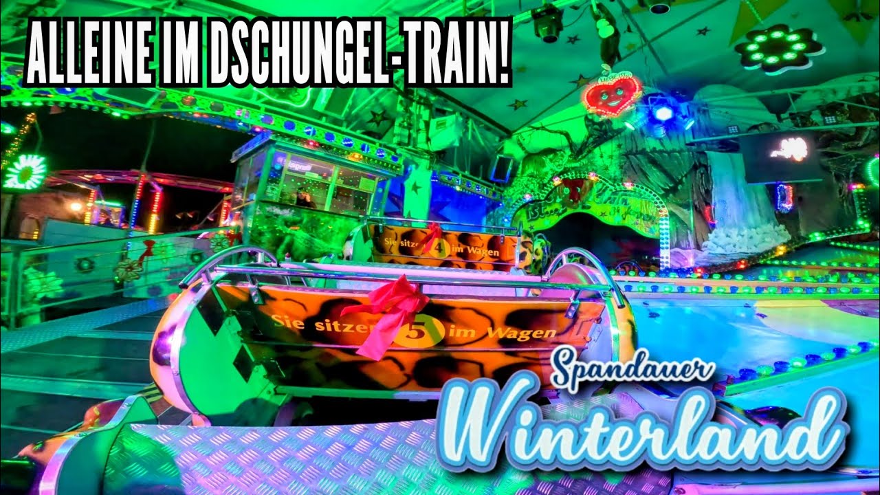 Dschungel-Train - Janßen ( Onride / POV ) [ Spandauer Winterland Berlin 2025 ]