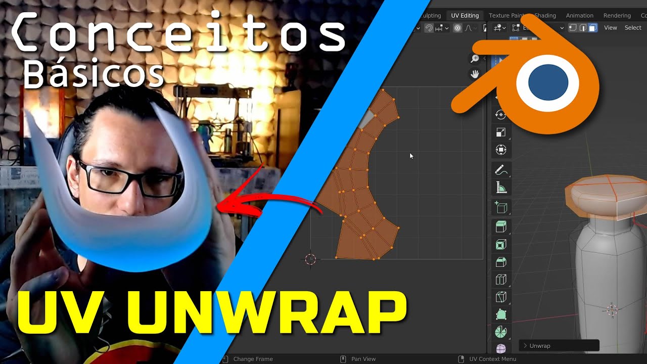 Conceitos Básicos Sobre UV Unwrap no Blender #1