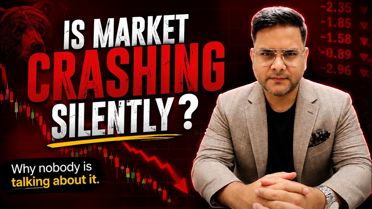 Is Market Crashing Silently and why everyone is quiet ? Nifty prediction|📈🚀