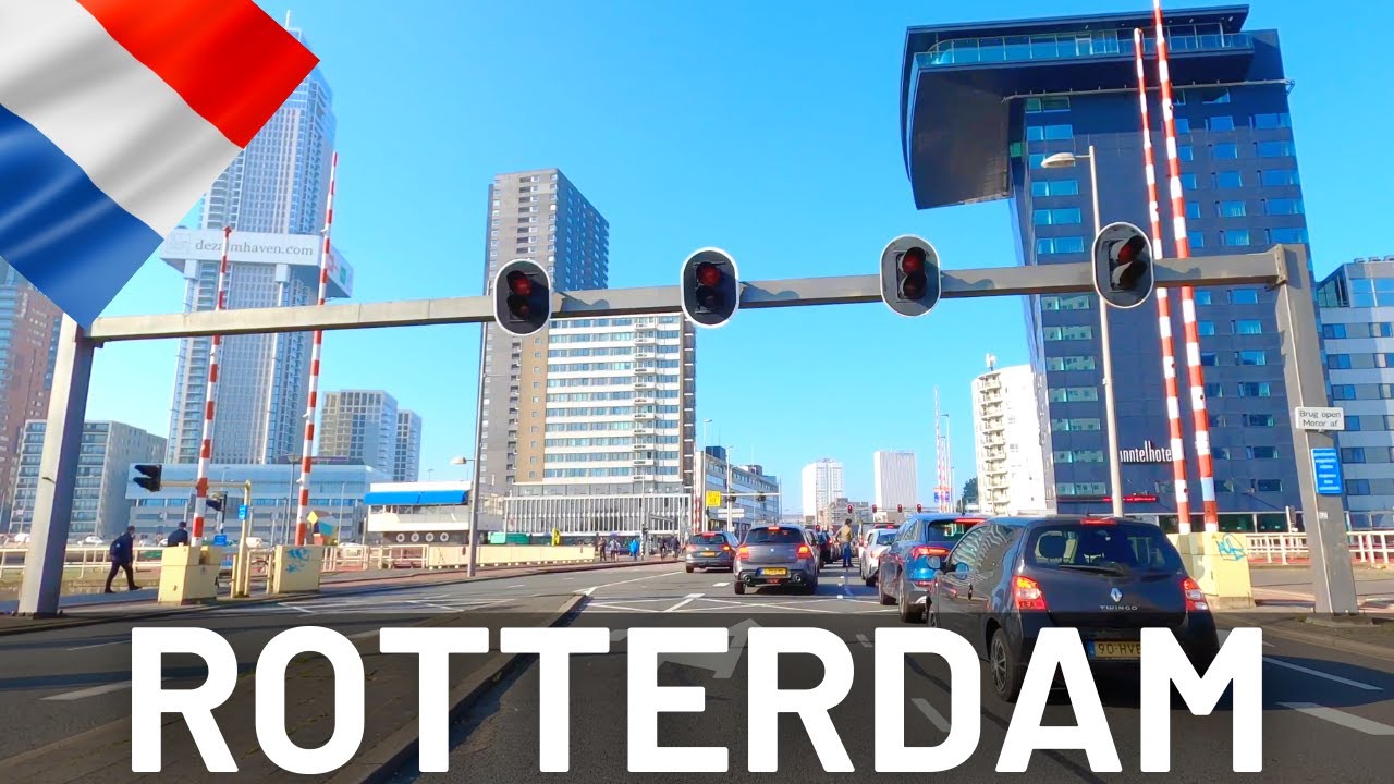 ROTTERDAM Driving Tour Part 2 🇳🇱 Holland Tour of Rotterdam