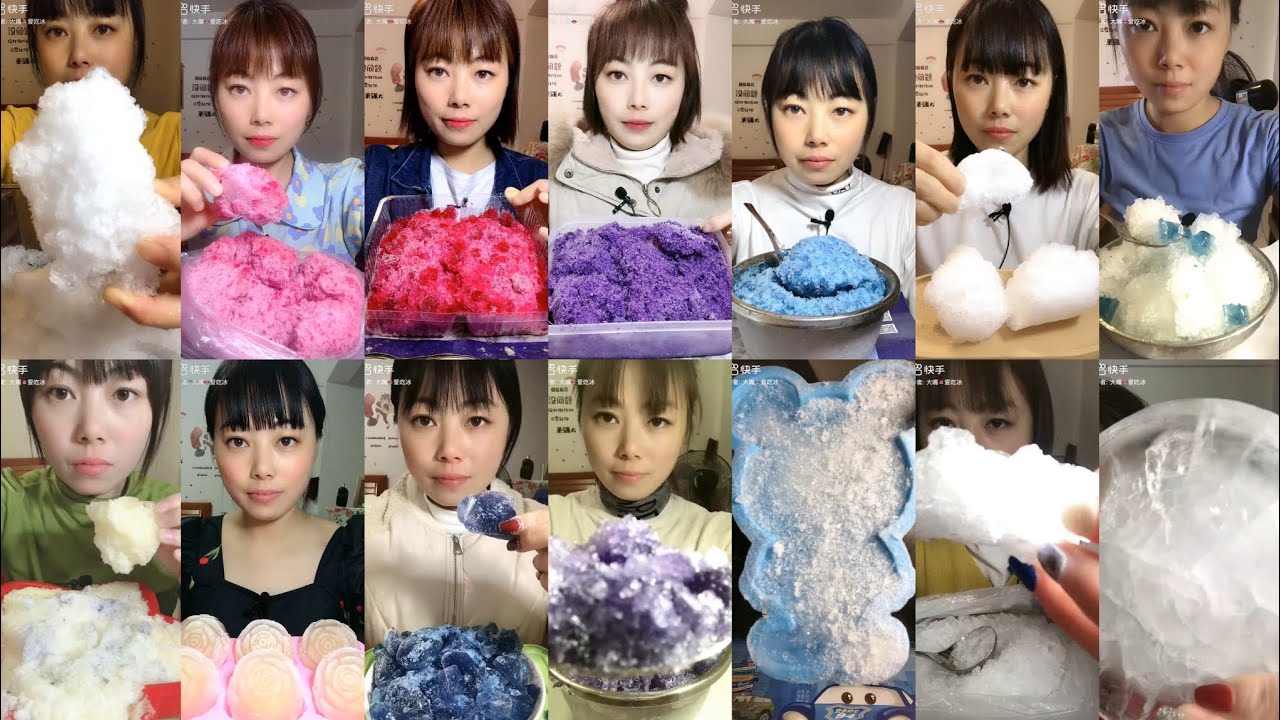 REQ//Zhaofeng CRUNCHY HARD ICE EATING ASMR COLLECTION