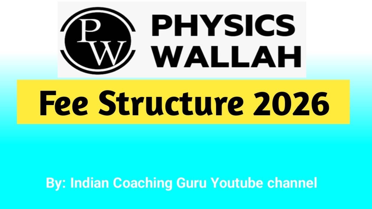 Physics wallah fee structure 2026