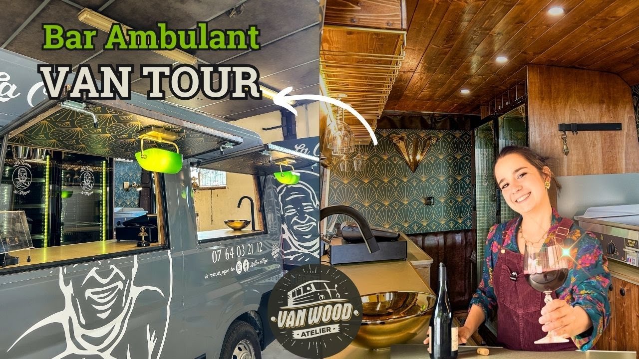 VANTOUR | UN BAR SUR ROUES avec un style ANNÉE 30 !