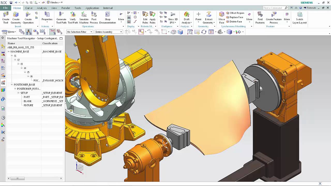 Robotic Machining in NX CAM