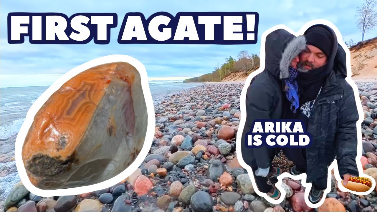 Первый агат сезона! Поиск камней на Верхнем полуострове, часть 2