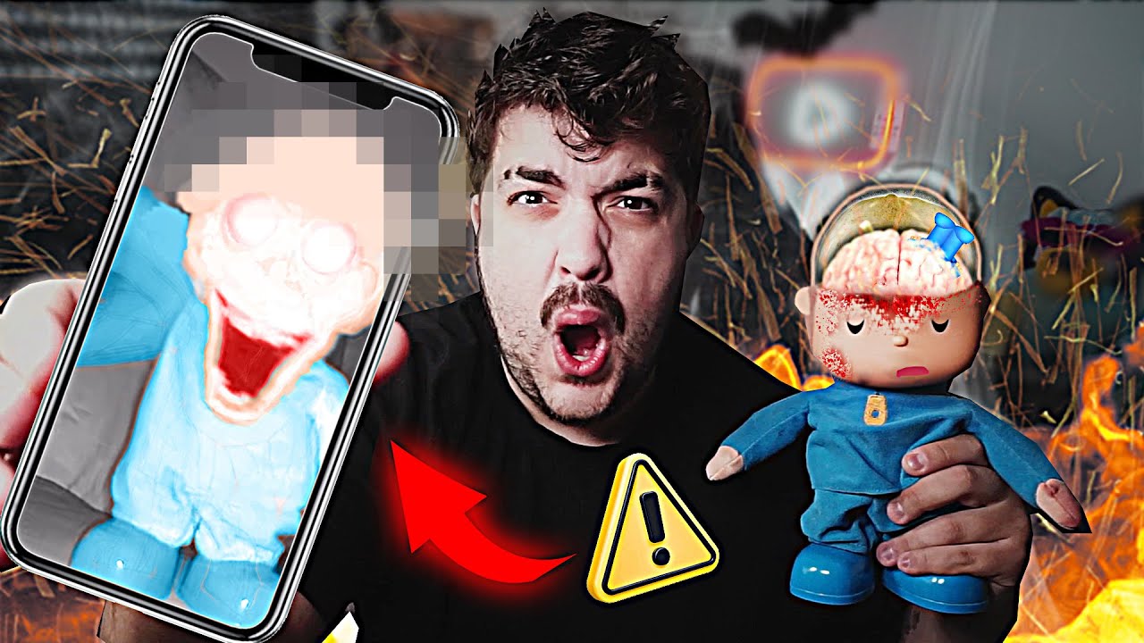 ABRÍ LA CABEZA DE MI MUÑECO DE TALKING POCOYÓ Y ESTO HABÍA DENTRO 💀🔥 *es horrible*