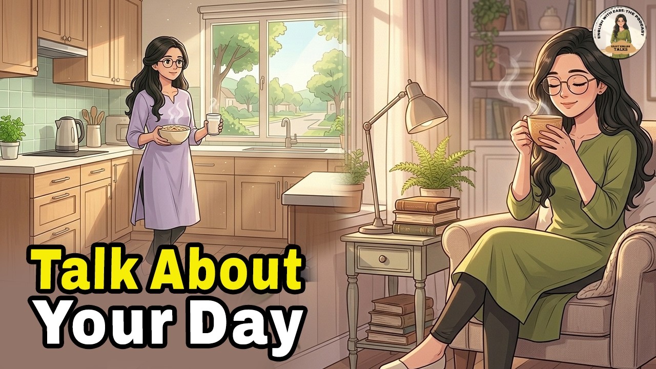 Talk About Your Day | Master English for Daily Routine | A1 English | English Conversation