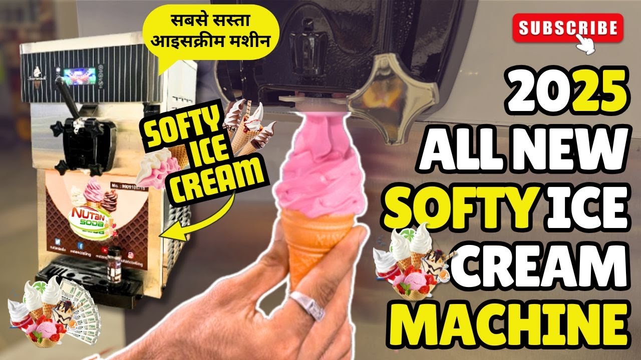 Softy Ice Cream Machine Table Top 2025 / Ice Cream Business / Best Business Ideas 2025