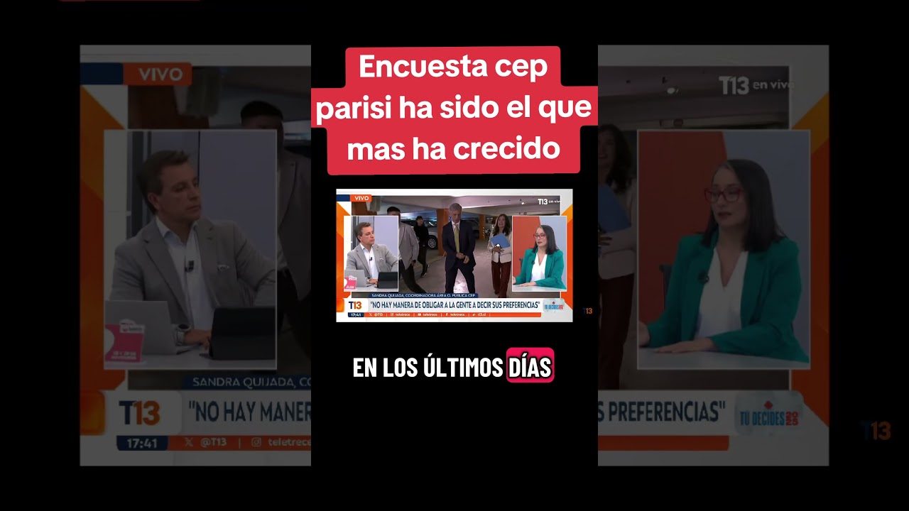 Parisi está creciendo fuerte. Ultima Cep Noviembre 2025