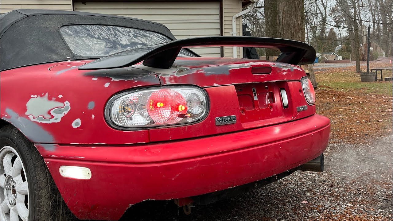 First test drive in project Miata