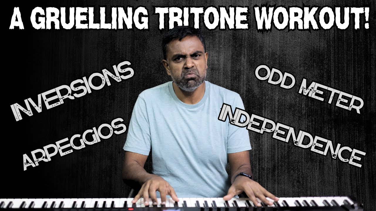 Practice Chord Inversions using the Tritone Interval with HYBRID Arpeggio Patterns