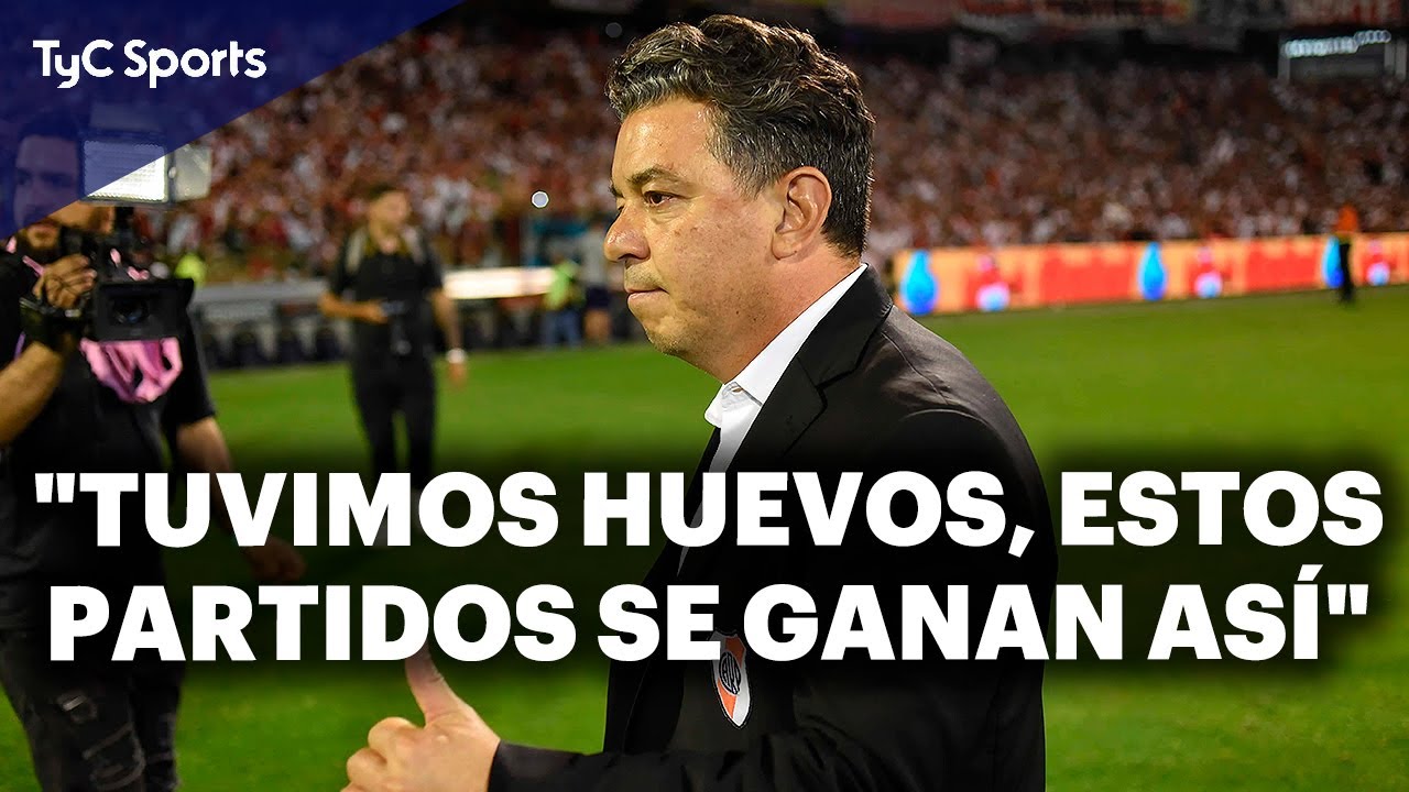 Gallardo y el triunfo de River a Racing: 