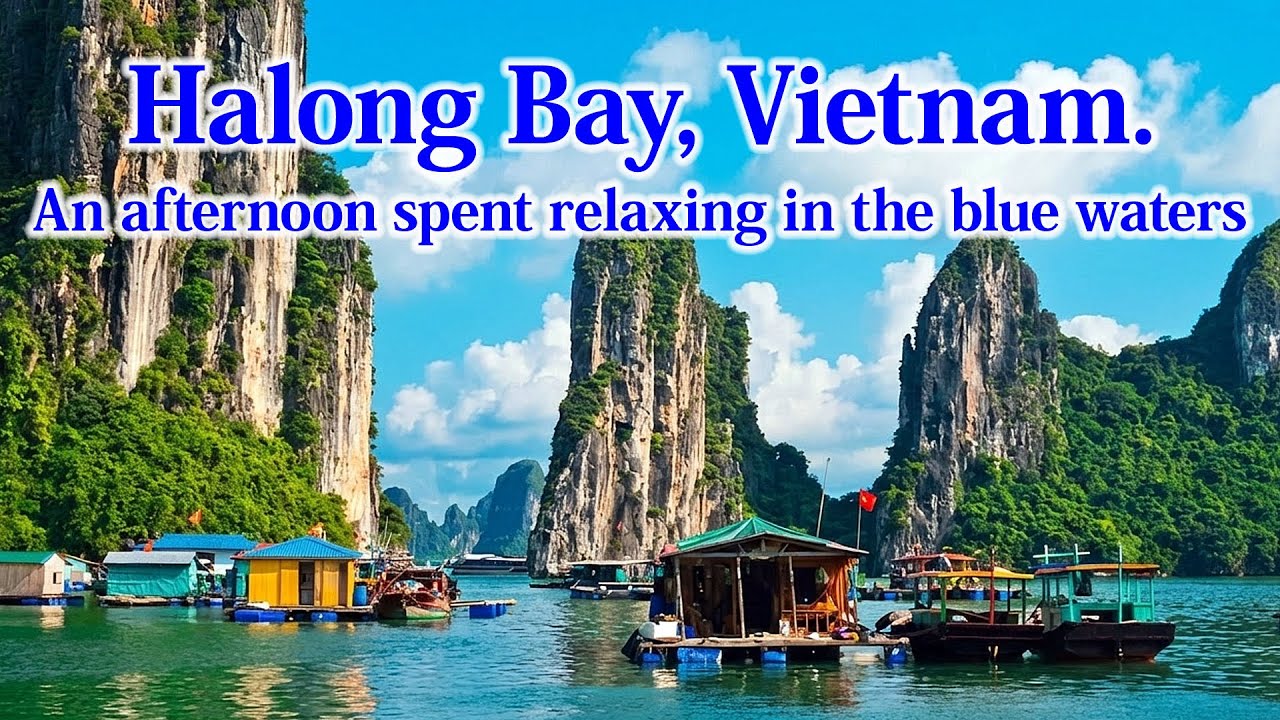 - LoFi Over the Sunny Blue of Ha Long Bay- ベトナム・ハロン湾の青と風にゆだねる午後 #vietnam #chillbeats #relaxingmusic