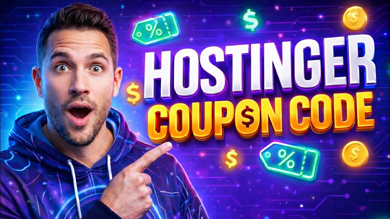 Hostinger Coupon Code 2026 🔥 90% OFF Huge Discount ( 101 % Working NOW!!) || Hostinger Promo