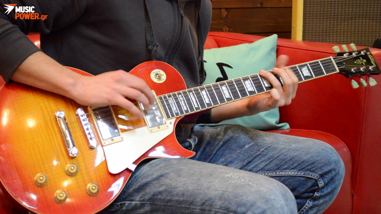 Vintage V100CS Electric Guitar Demo