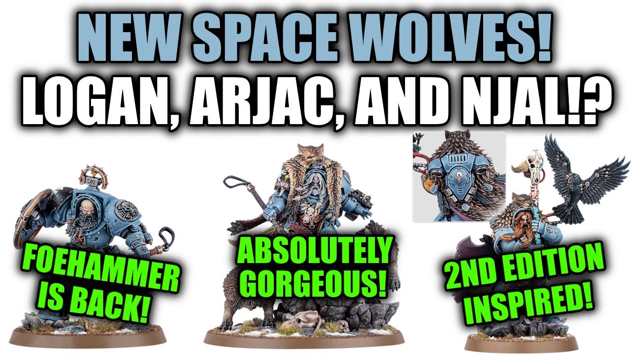 ABSOLUTELY STUNNING! New Space Wolves Models Revealed! | Warhammer 40k 10th Edition