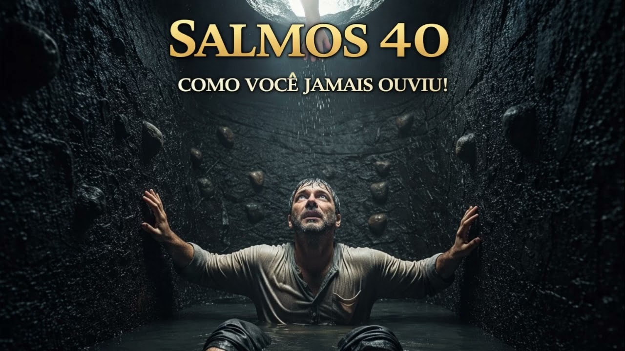 SALMOS 40 - COMO VOCÊ JAMAIS OUVIU! #salmos #louvores