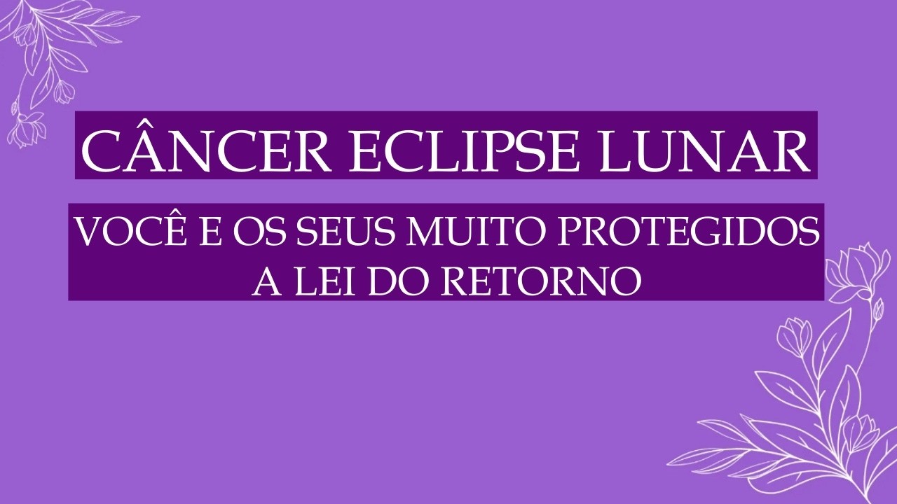 🔮🌒CÂNCER ECLIPSE LUNAR🌒🔮MUITO PERTO DE CONCLUIREM UM CICLO DOLOROSO E DIFICIL