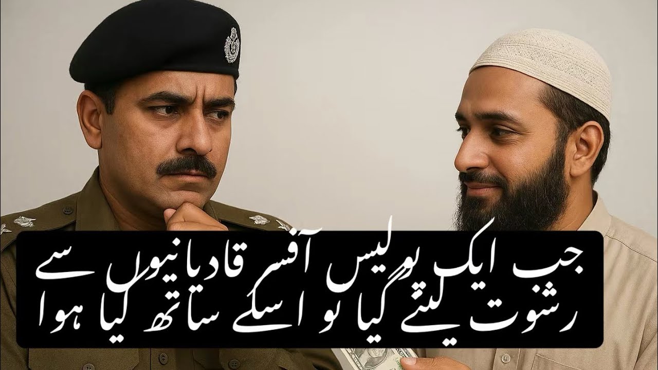پولیس آفسر کا قبول احمدیت 