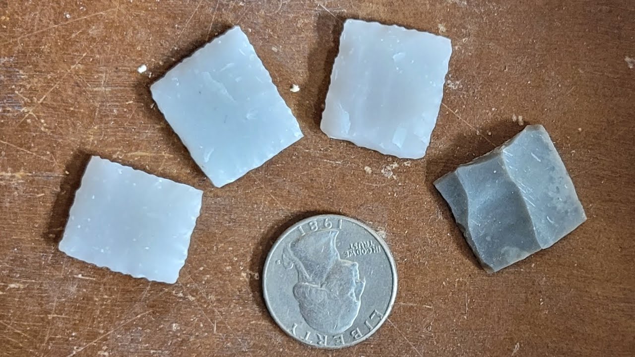 Making Gunflints - Hybrid knapping system