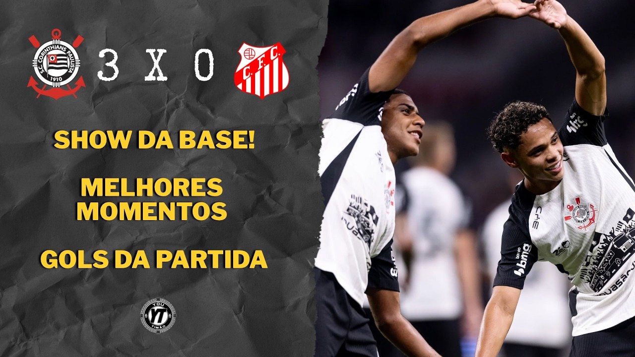 CORINTHIANS 3 X 0 CAPIVARIANO. O SHOW DOS MENINOS DO TERRÃO!