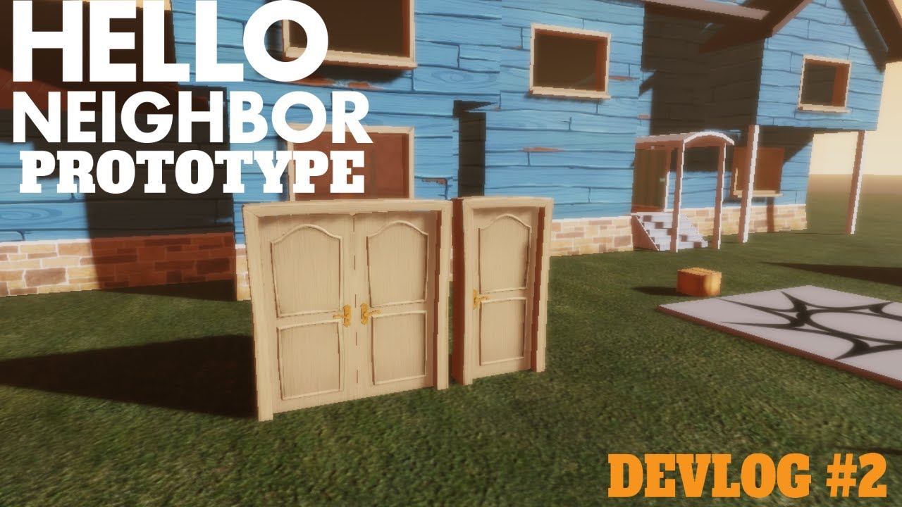 Hello Neighbor Prototype Remake #devlog 2 [Raycast Doors, Item Throw, And More!] (WIP Roblox Remake)