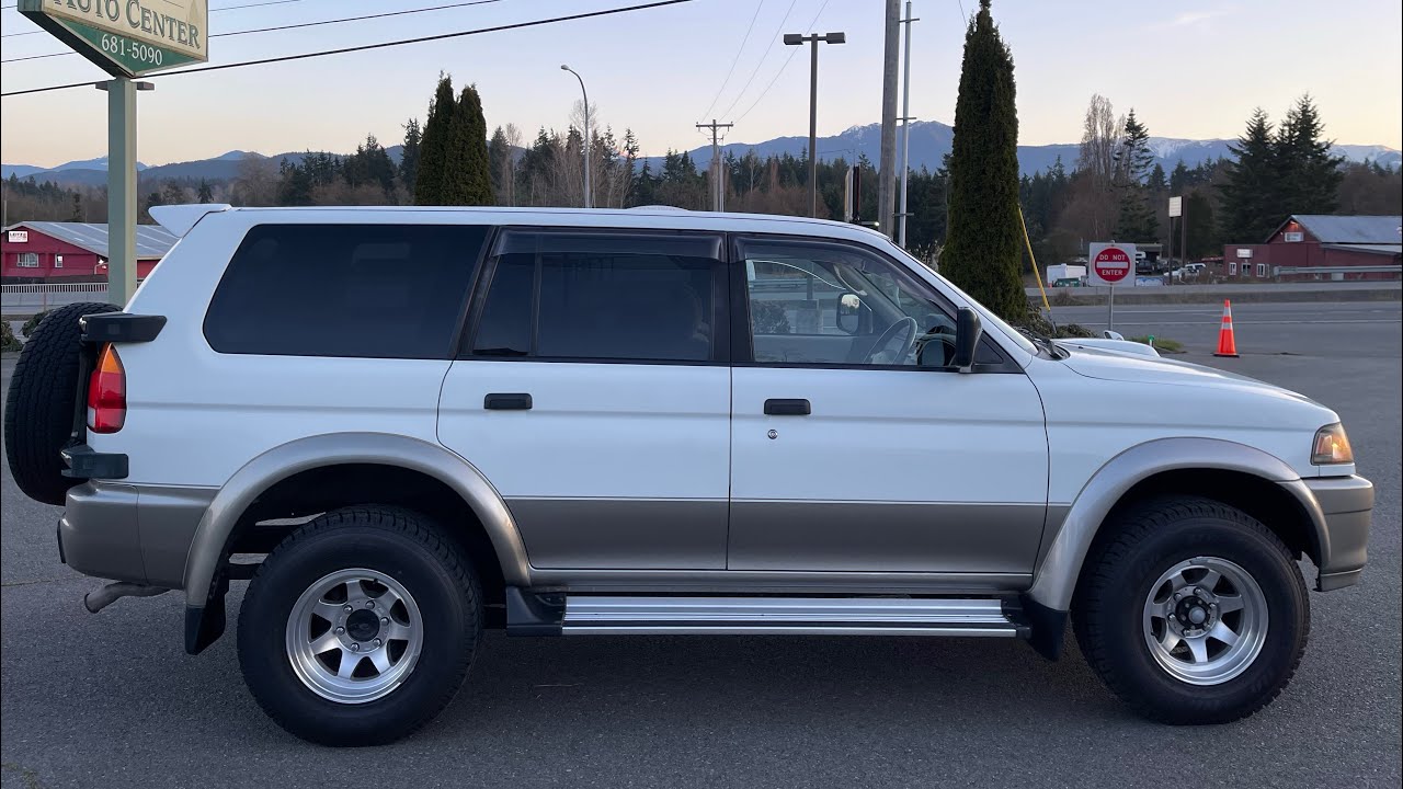 1997 Mitsubishi Challenger turbo diesel 2.8L 4M40 for HCR RHD jdm 4WD 59K mi Sold Thanks Allison