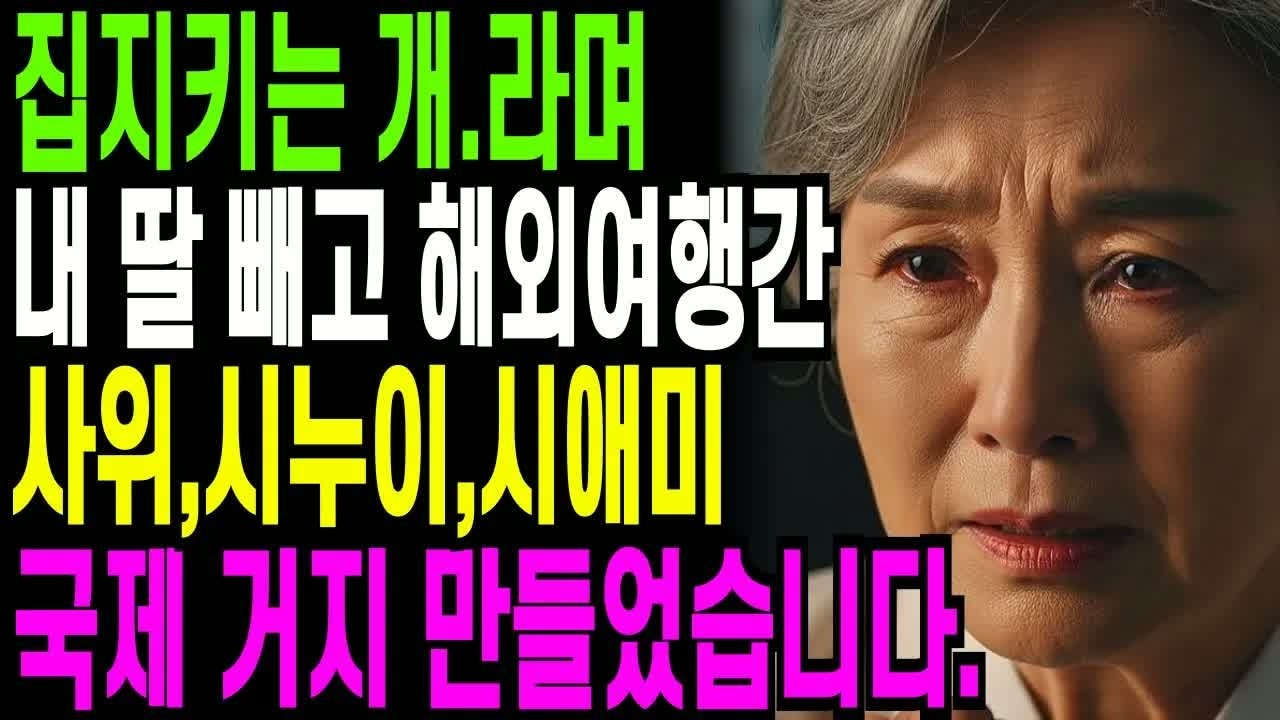 내 딸만 빼고 해외여행 간 사돈 가족, 공항 도착 직후 카드 정지와 통보로 놀라며 벌어진 복수 사건과 충격 장면