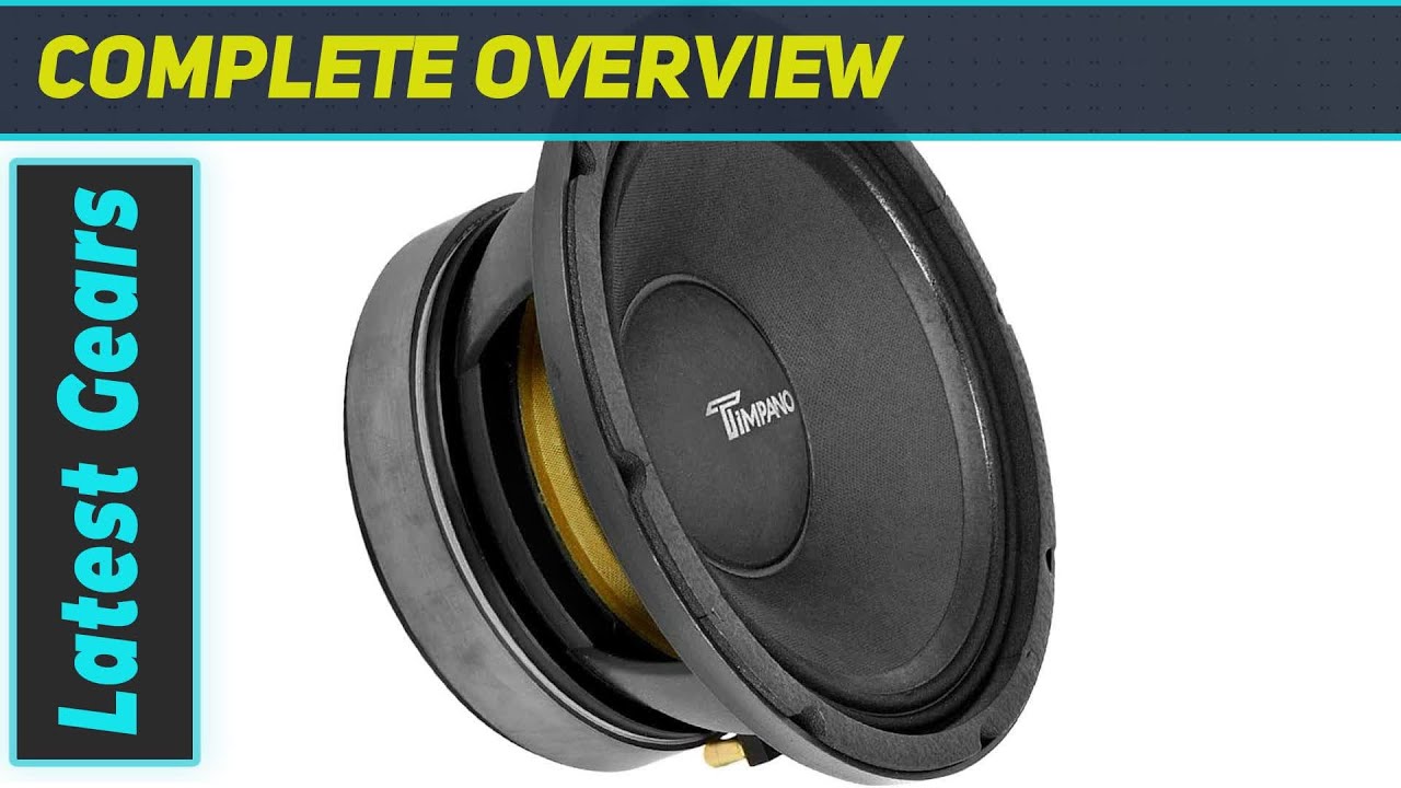Timpano TPT-MD10 PRO: Unleashing High-Performance Midrange Power!
