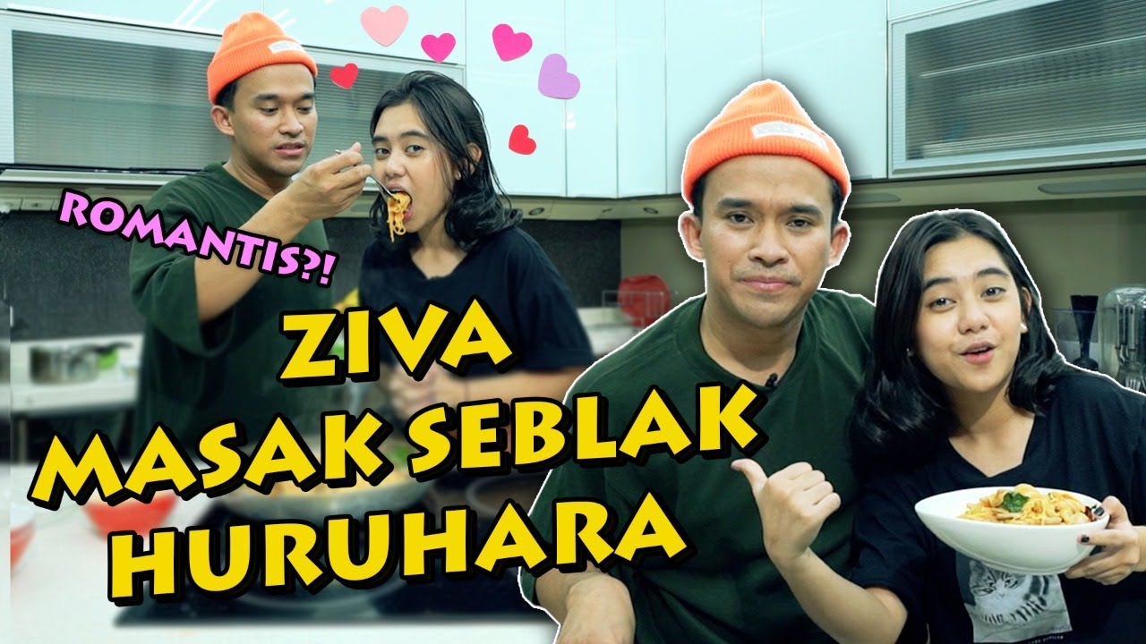 AJARIN ZIVA MASAK SEBLAK HURUHARA! - DAPUR ANWAR
