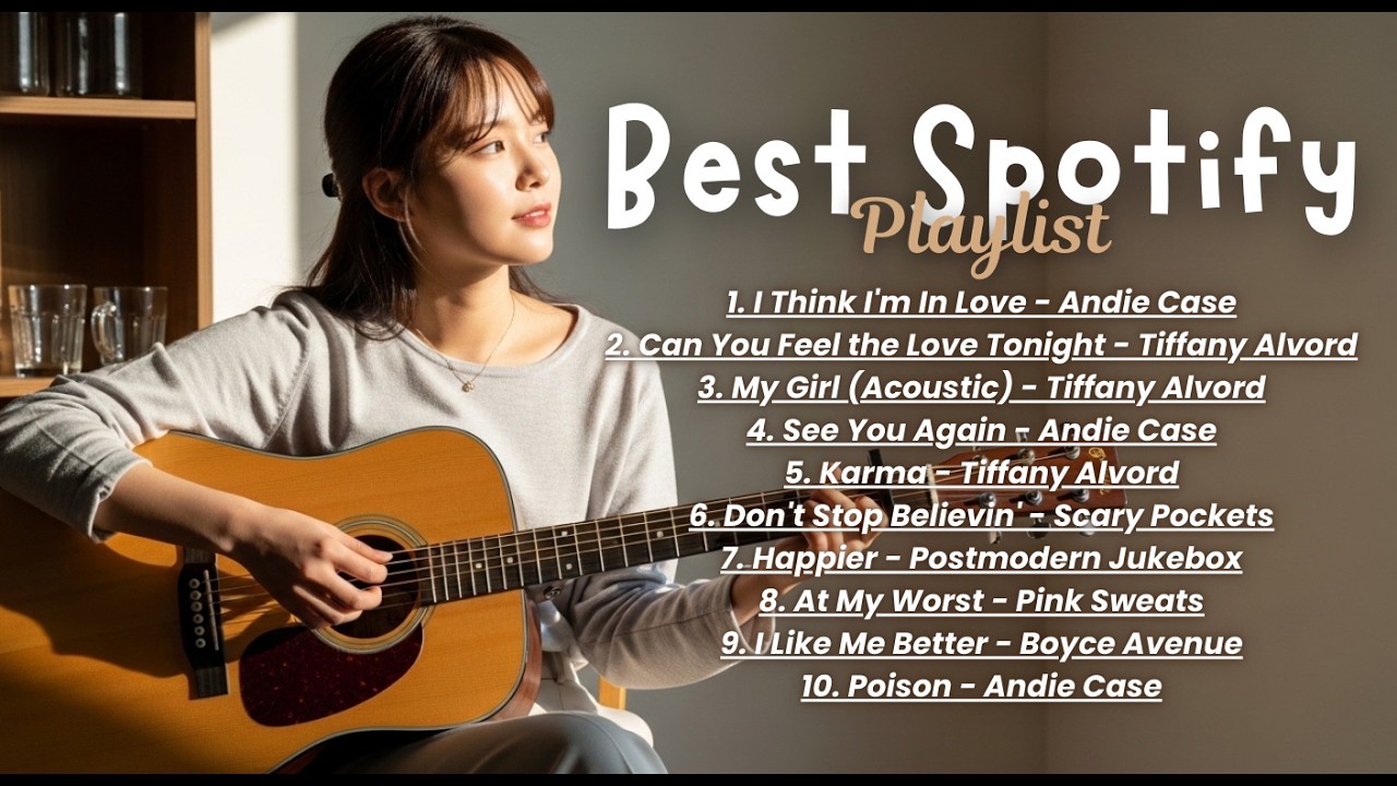 Best Spotify Playlist Trending 🌙🎶 - I Think I'm in Love, Karma, Don't Stop Believin', Happier