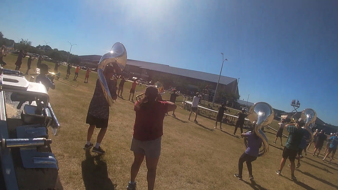 Cleveland H.S 2021 - Early Season Run - Bass Drum Cam - Joseph Robinson