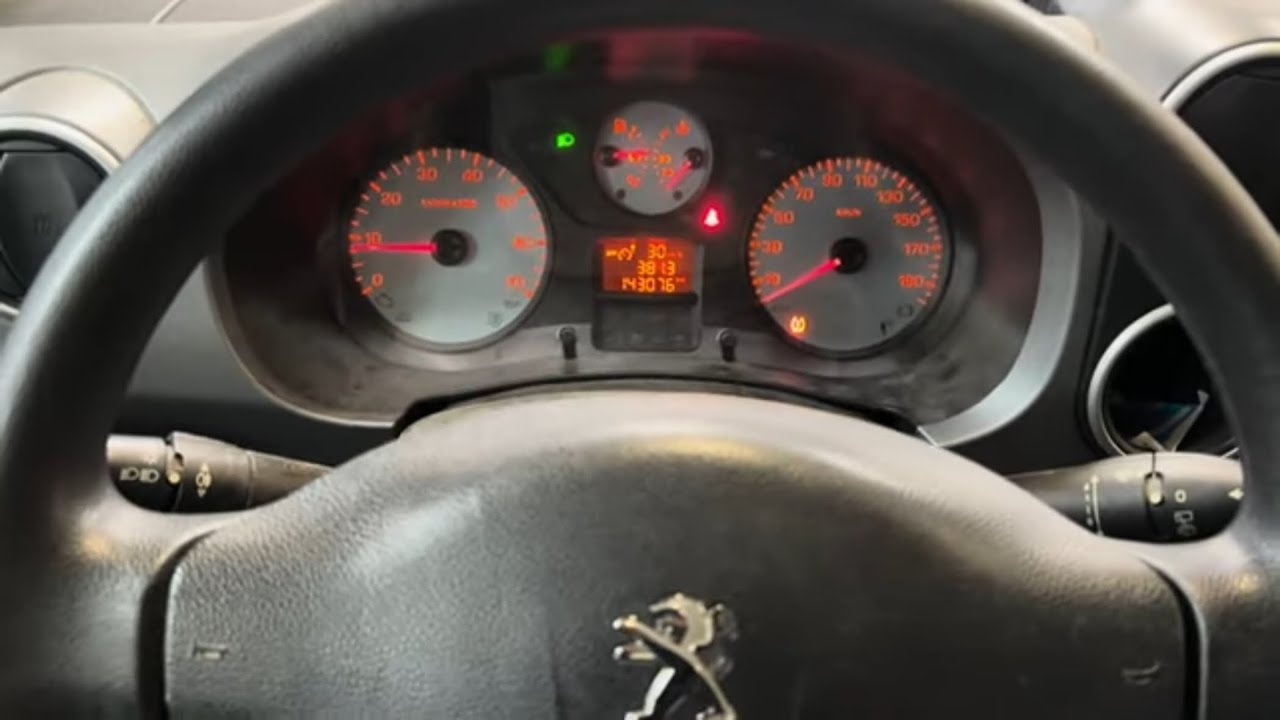 Peugeot Partner Tyre pressure reset
