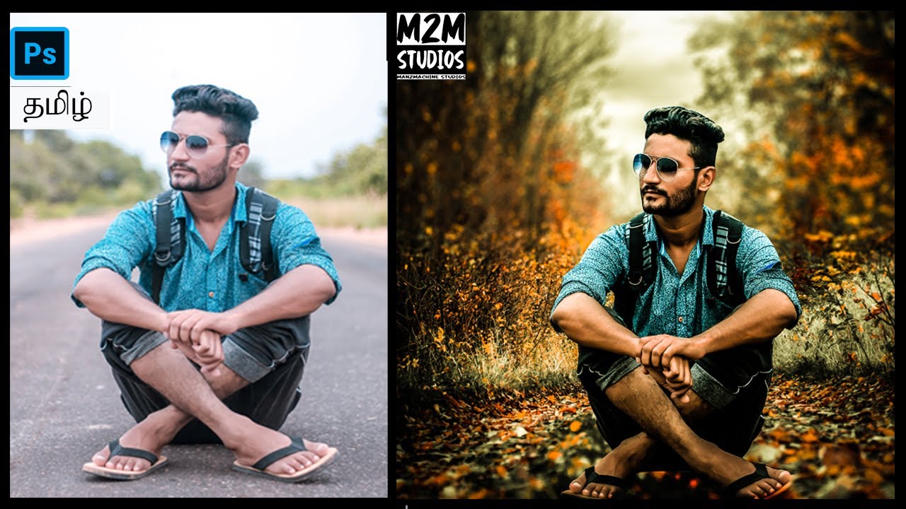 How to remove background in photoshop | Photoshop background change | Photoshop tutorial in tamil