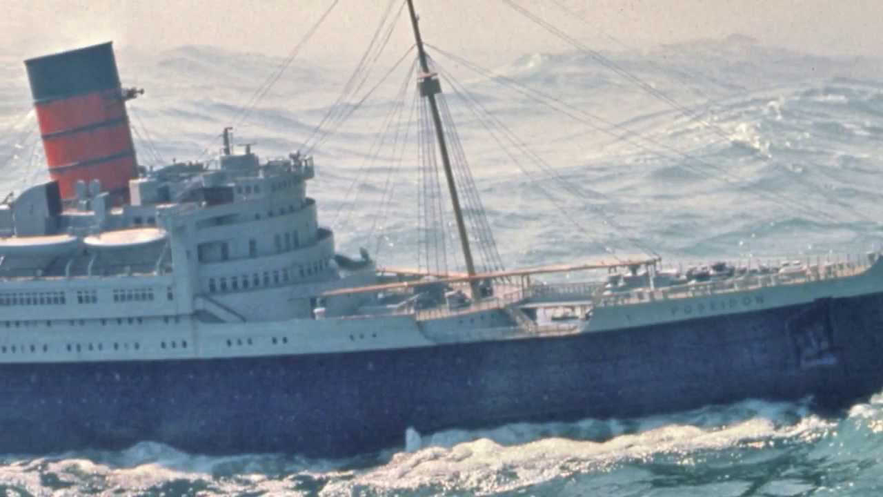 POSEIDON ADVENTURE  MainTitles by John Williams with Poseidon Model slide show.