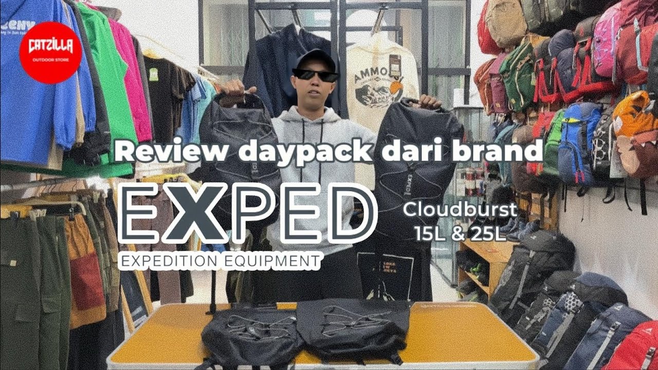 EXPED CLOUDBURST 15/25 WATERPROOF BACKPACK REVIEW - CATZILLA STORE