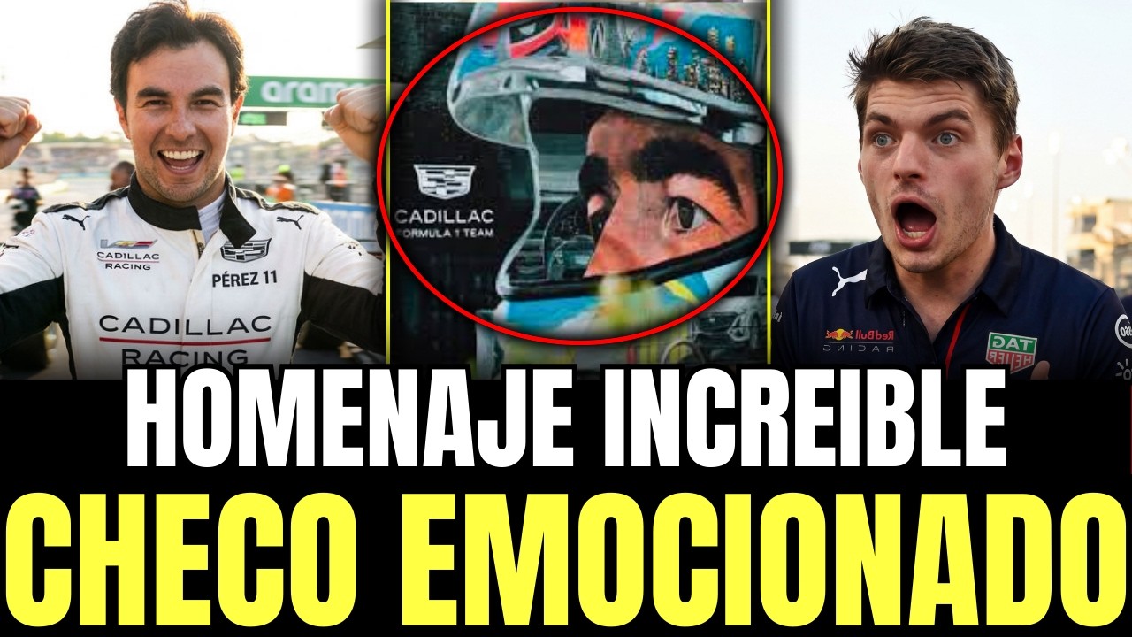 CHECO PEREZ LEVANTA el AMBIENTE en AUSTRALIA d&iacute;as antes del GP y subirse al NUEVO MAC-26 de CADILLAC