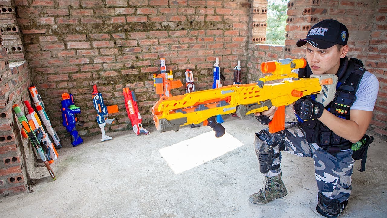 Nerf Guns War : S.W.A.T Men Of TTNerf Team Special Warn Fight Squad Mr. XX Criminal Dangerous