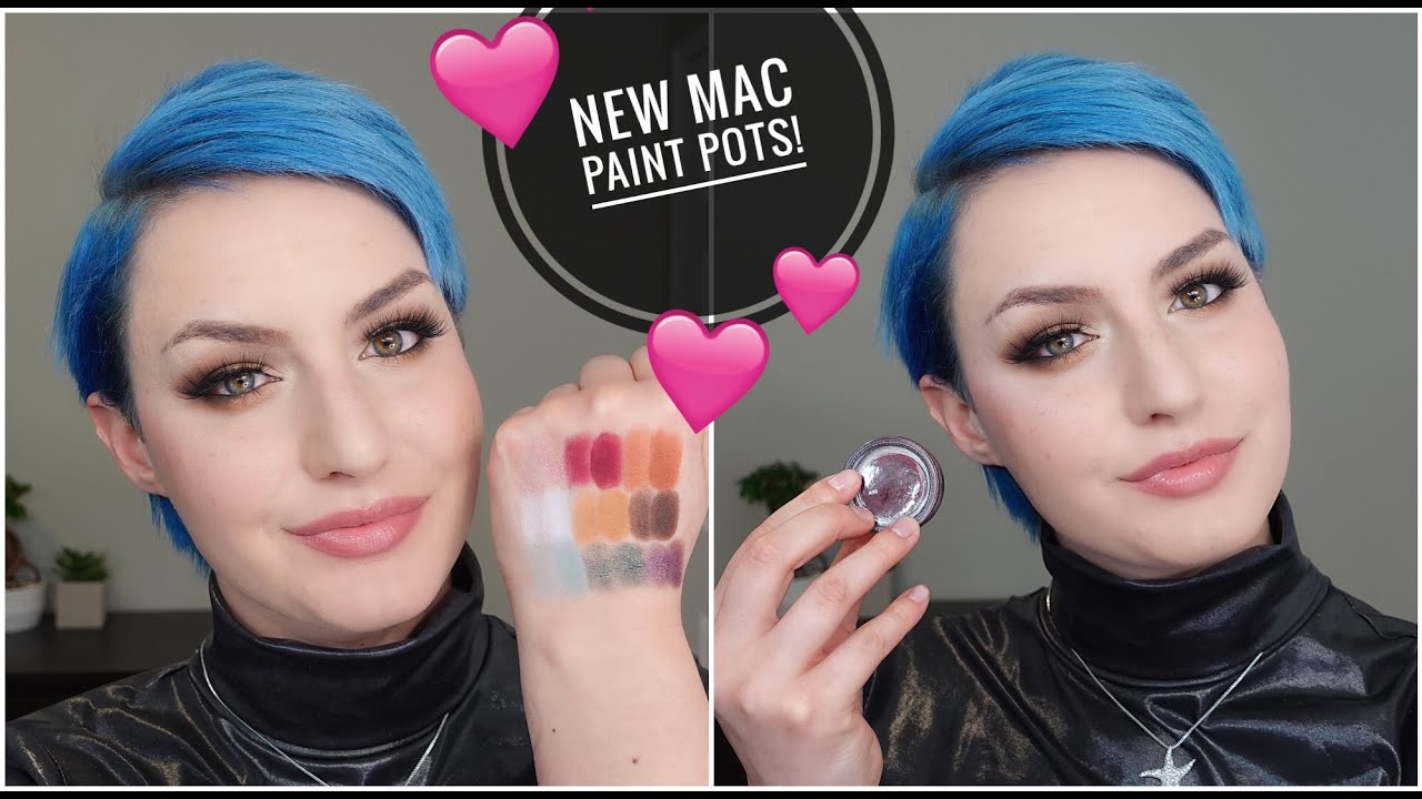 MAC PAINT POTS- SWATCHES AND REVIEW!  | JustEnufEyes