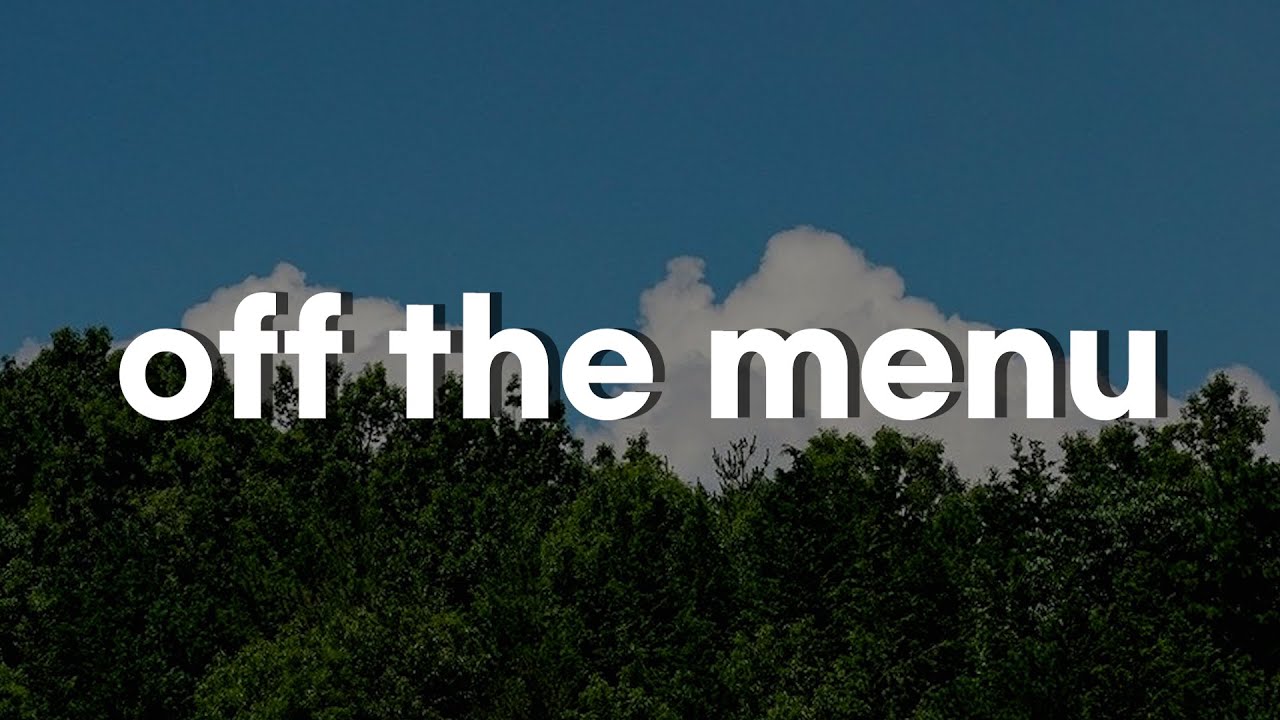 요즘 나의 최애 밴드,  off the menu ✨️