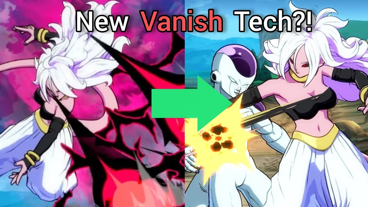 NEW Majin 21 Vanish Tech Combos! [DBFZ 1.42] 