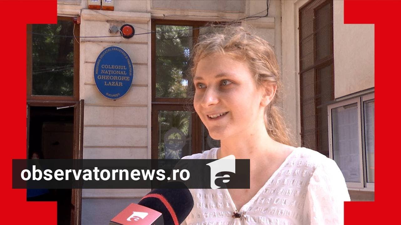 Reacţia unei eleve când a aflat că a luat 10 la BAC