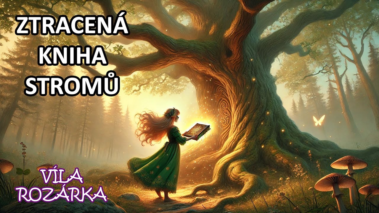 🧚‍♀️ Rozárka a ztracená kniha stromů – audio pohádka | série Dobrodružství víly Rozárky 🌿