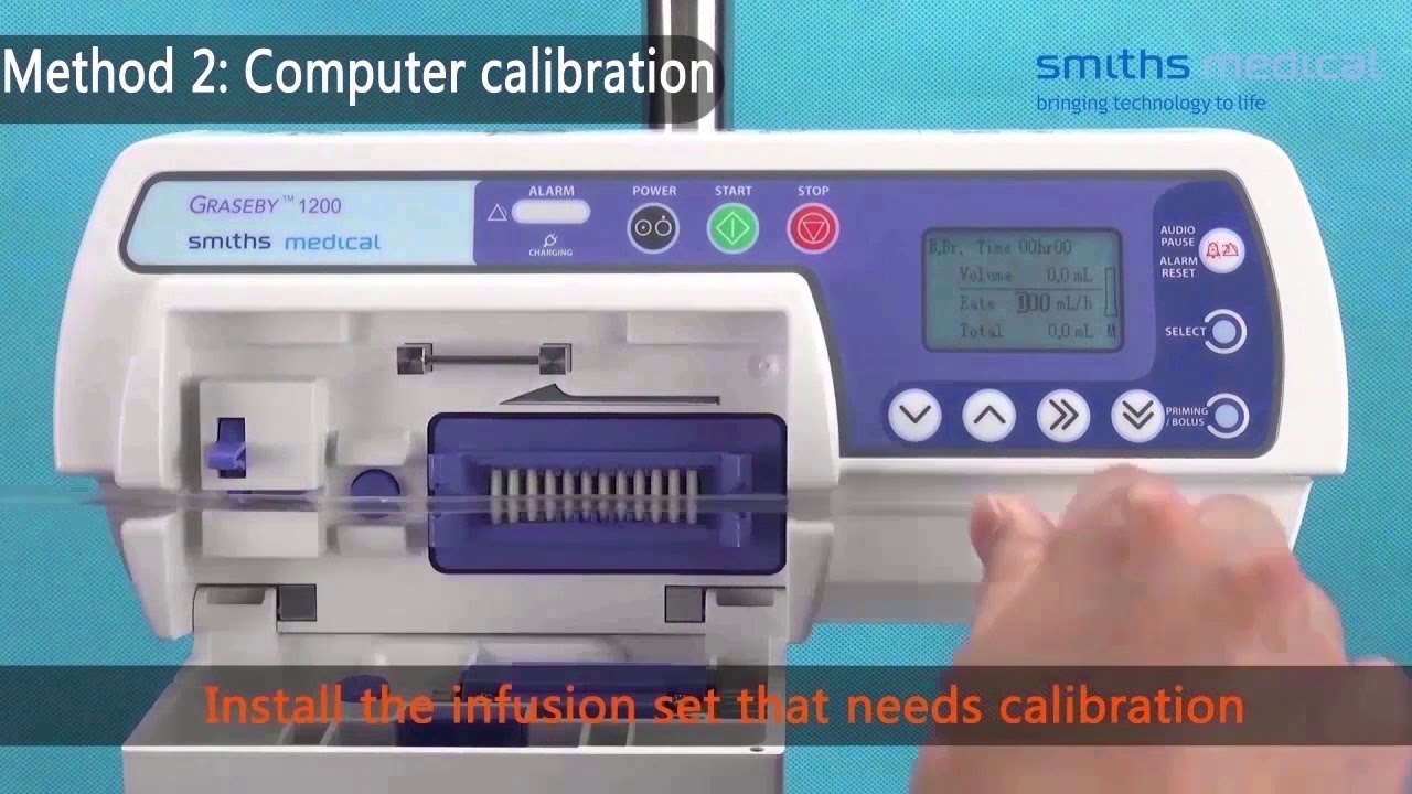 Graseby 1200 Rate calibration