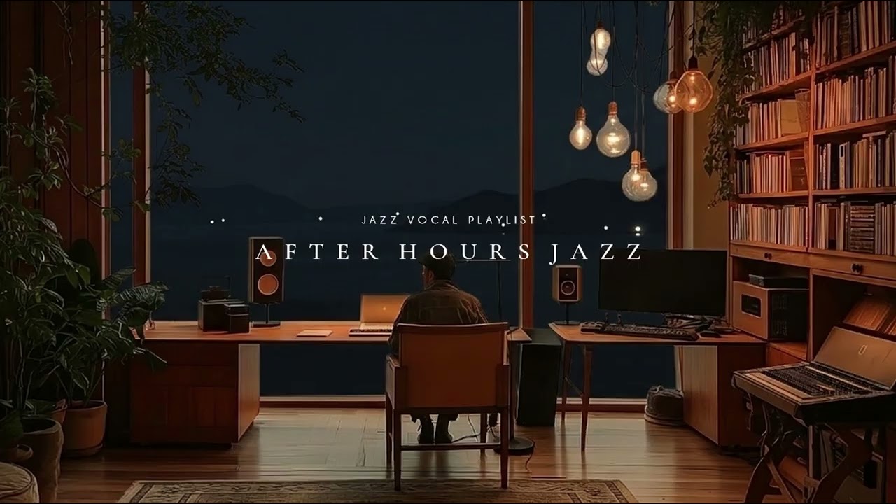 [playlist] 야경이 펼쳐지는 작업실에서 즐기는 온전한 집중의 시간 (No Lyrics) | Deep Focus Jazz in a Night City Workspace