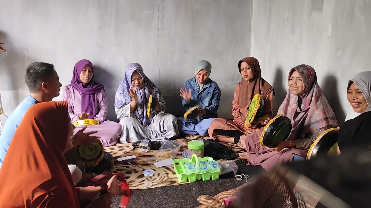 Latihan Rebana Ibu ibu TPQ Khoerul Huda Karangcegak Tegal 