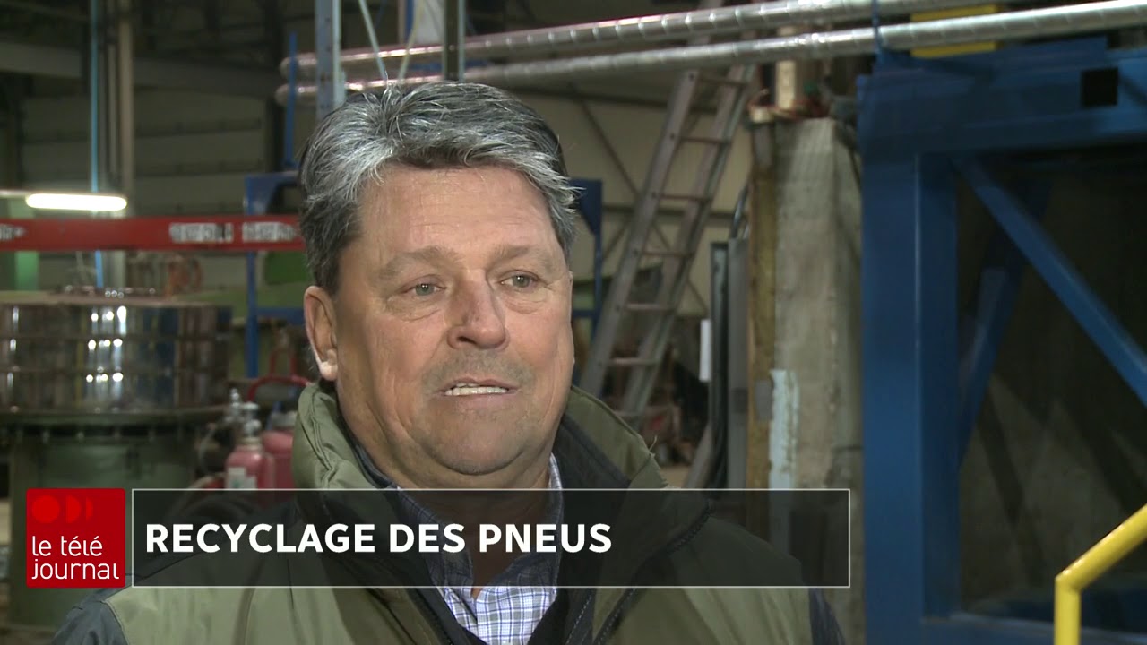Une solution pour recycler toutes les composantes des pneus trouvée à Laurierville