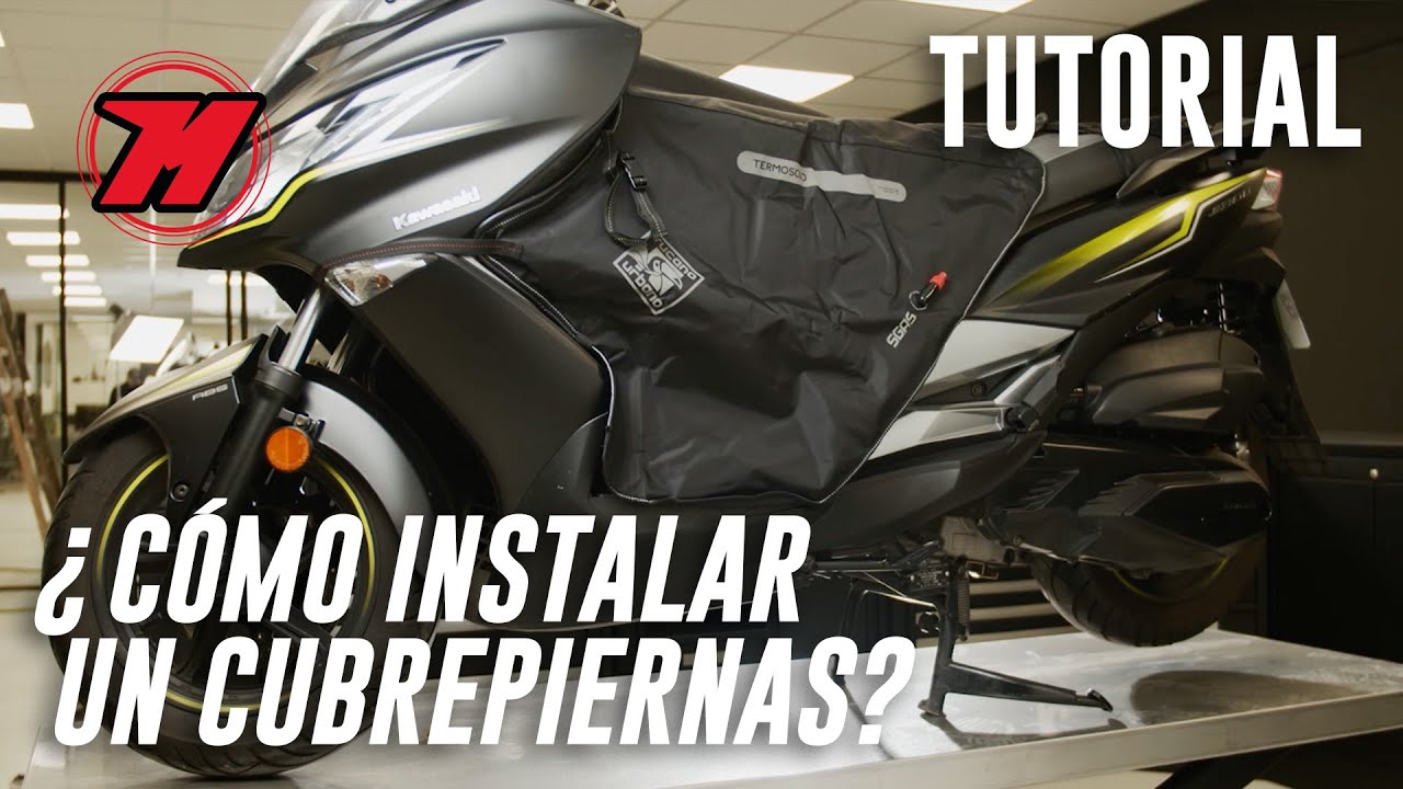 Cómo instalar un cubrepiernas (manta térmica) en tu scooter 🛵