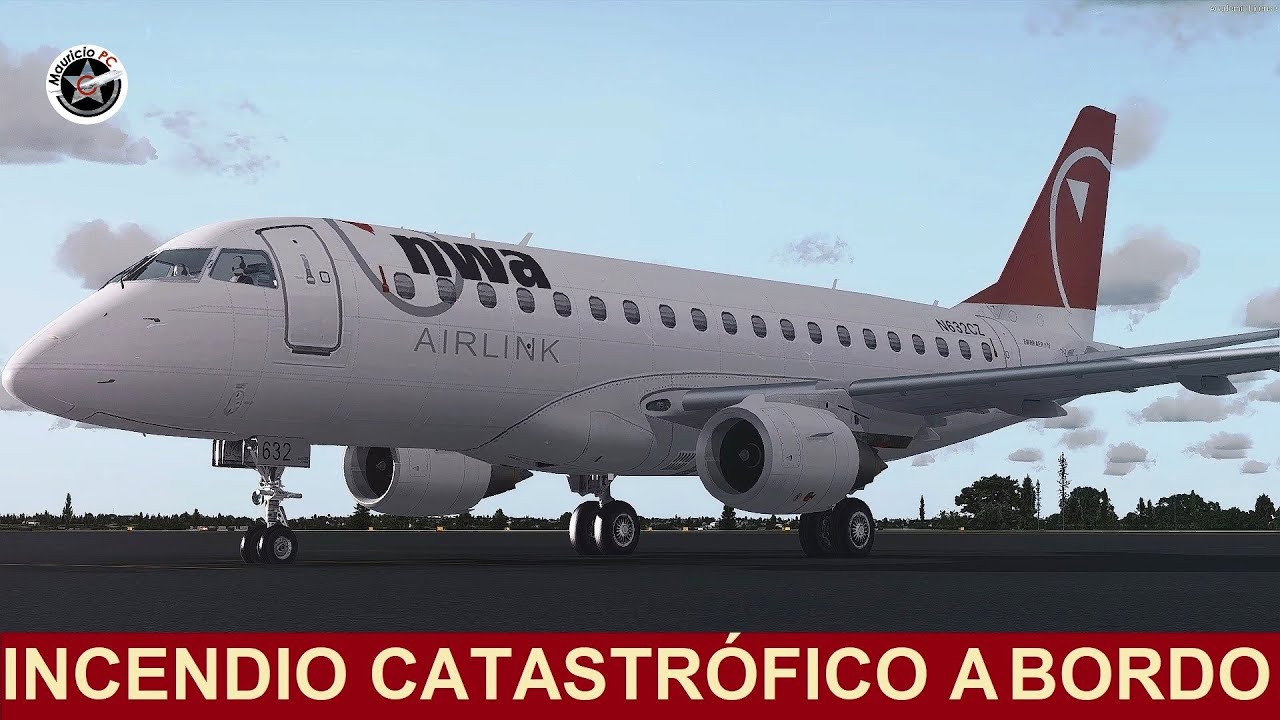 Inexplicable incendio acecha a avión en vuelo - Compass Airlines 2040